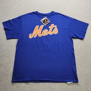 Majestic New York Mets Gary Carter 8 Mens XL MLB Coopers Town Collection T Shirt
